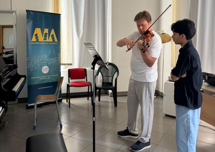2026 Accordi Musicali Academy Continues with Masterclasses Led by Pablo Ferrández and Andrey Baranov